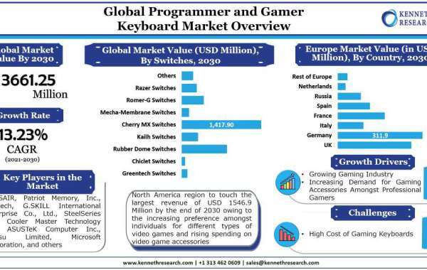 Global Programmer and Gamer Keyboard Market to Grow on the Back of Expanding Gaming Industry; Market to Grow with a CAGR