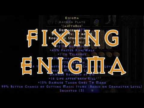 [D2R] Fixing the Enigma Problem for Season 2