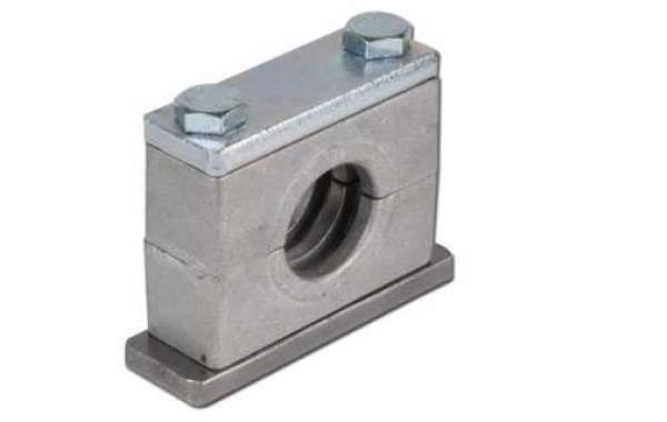 Abrazaderas de tubo de aluminio | Abrazadera de tubo Al 6061 T6 / Soportes de llave hidráulica