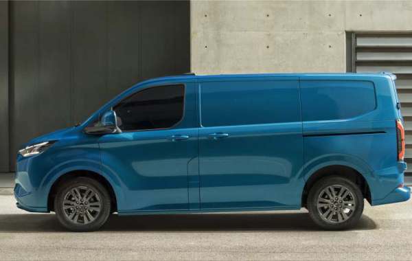 The new Ford E-Transit Custom electric van arrives this winter