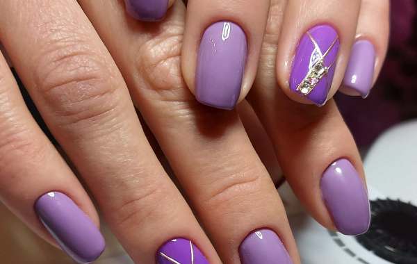 Ideas for purple nails